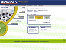 Tablet Screenshot of breakermatic.com